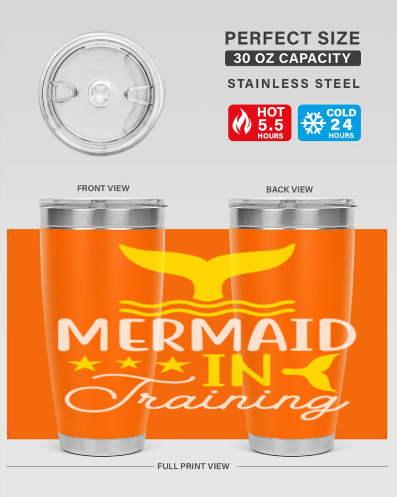 Mermaid in Training 361#- mermaid- Tumbler