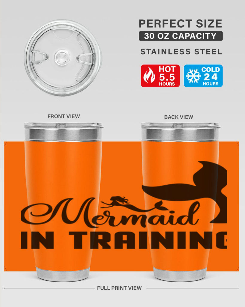 Mermaid in training 423#- mermaid- Tumbler