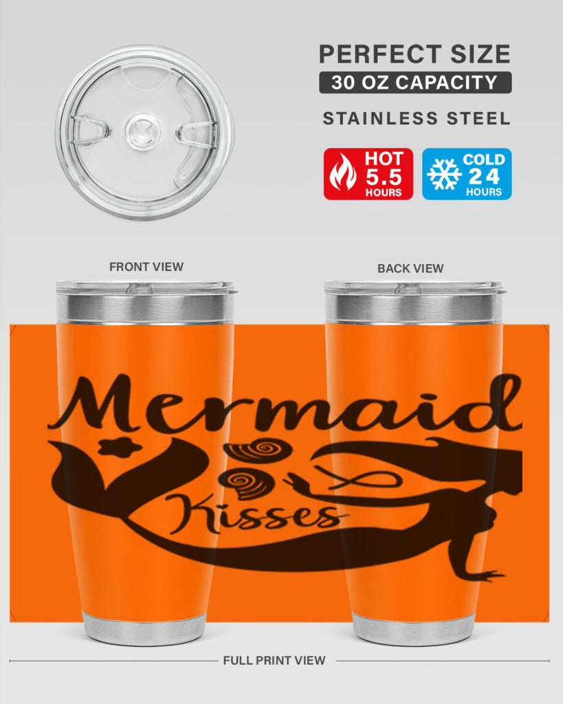 Mermaid kisses design 428#- mermaid- Tumbler