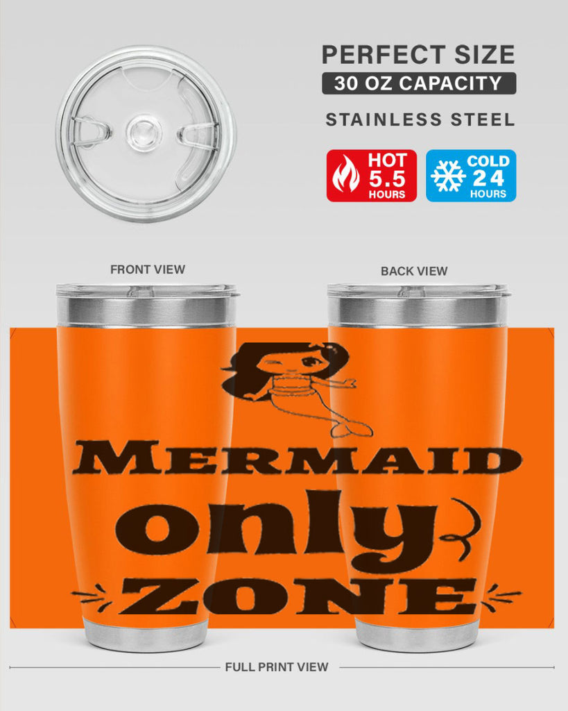 Mermaid only zone 439#- mermaid- Tumbler