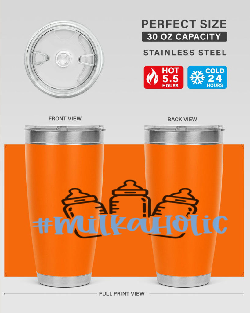 Milkaholic Style 46#- baby- tumbler