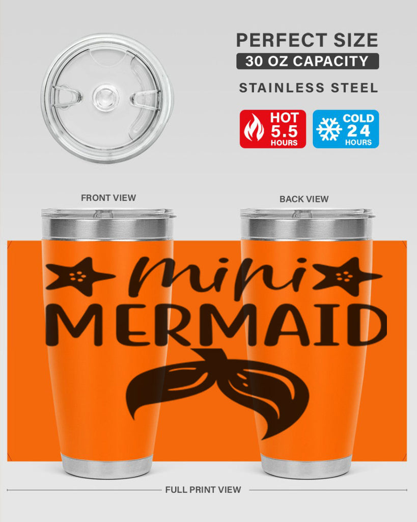 Mini mermaid 511#- mermaid- Tumbler