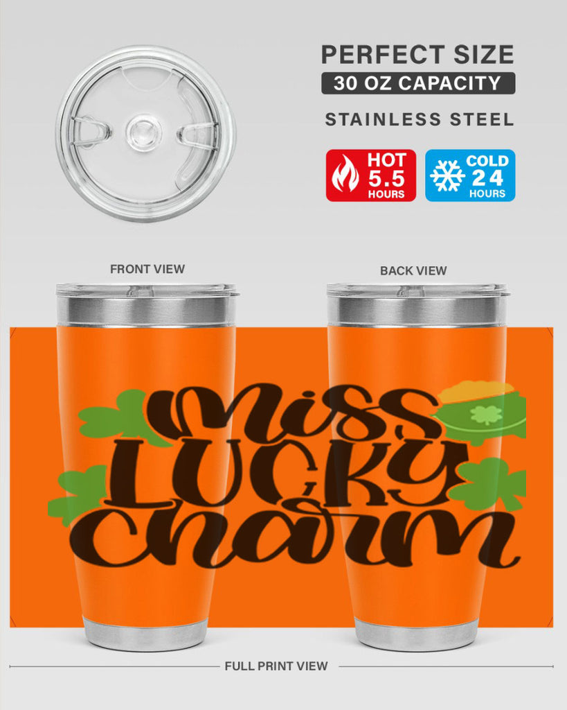 Miss Lucky Charm Style 48#- St Patricks Day- Tumbler