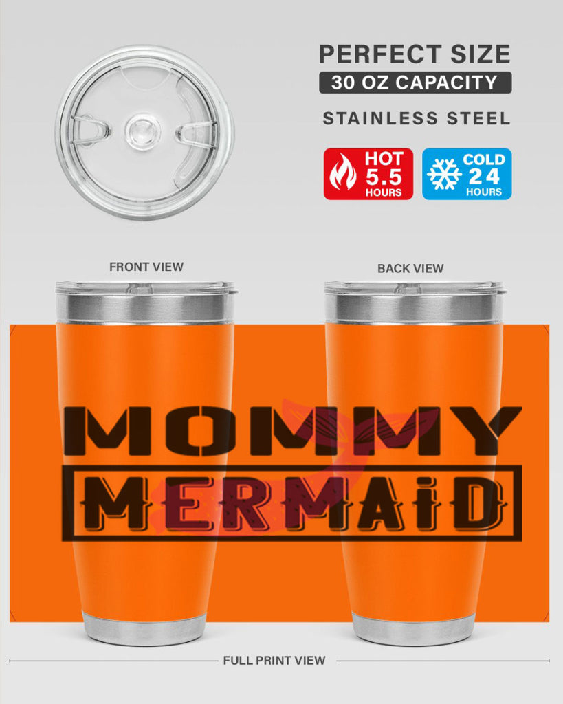 Mommy mermaid 514#- mermaid- Tumbler