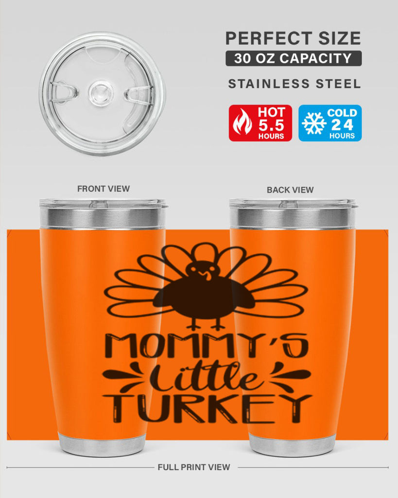 Mommy s Little Turkey 427#- fall- Tumbler
