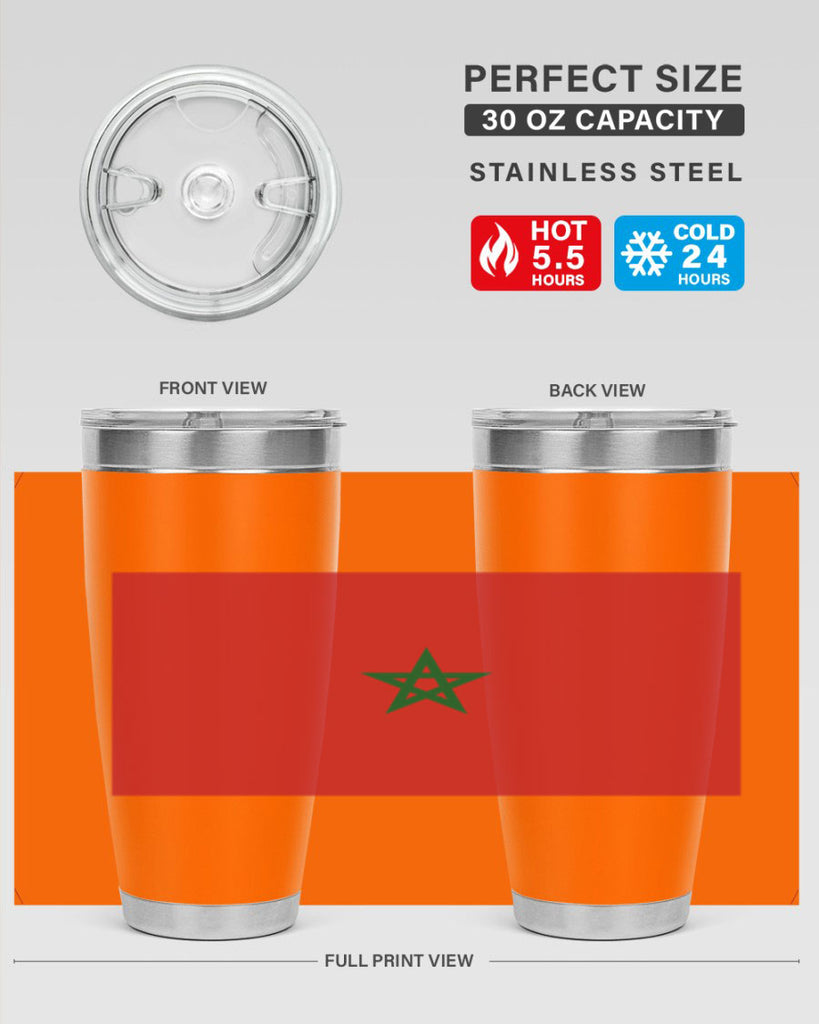 Morocco 81#- world flags- Tumbler