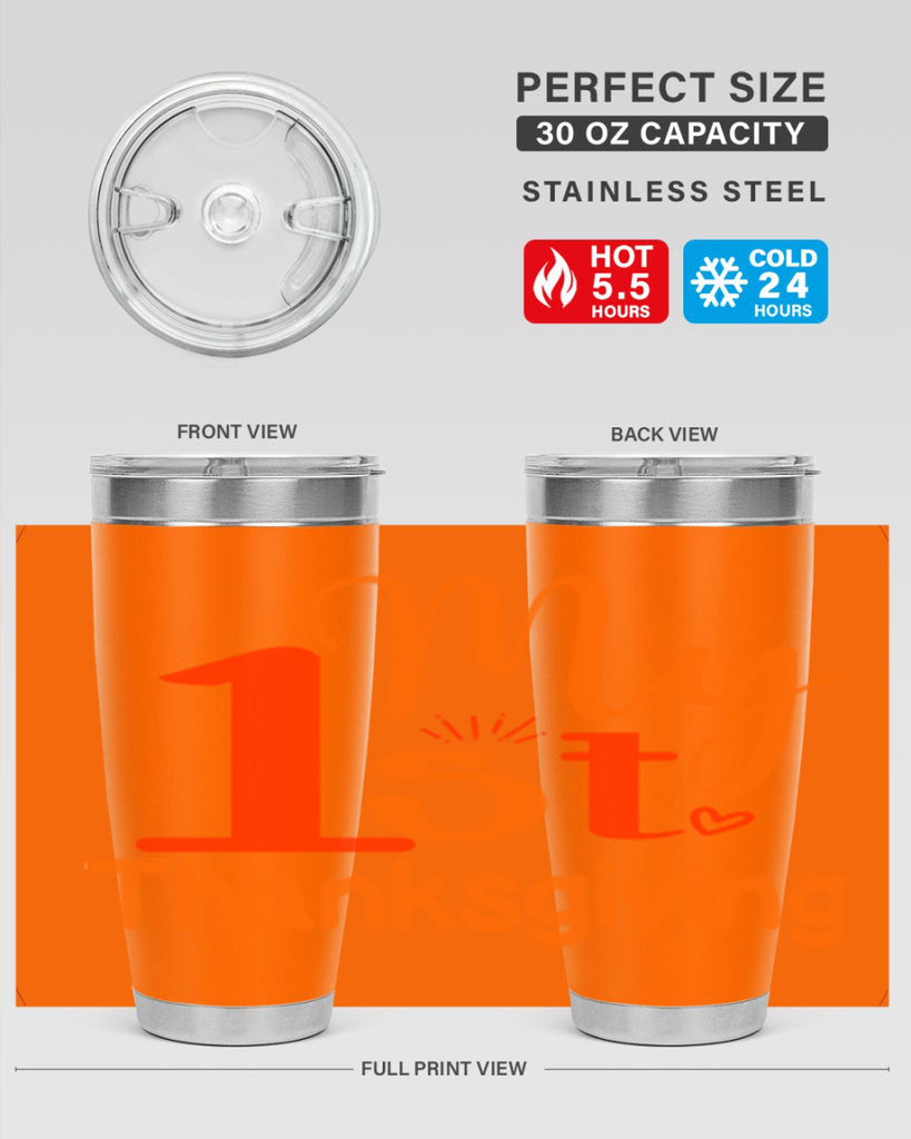 My st Thanksgiving Design 431#- fall- Tumbler
