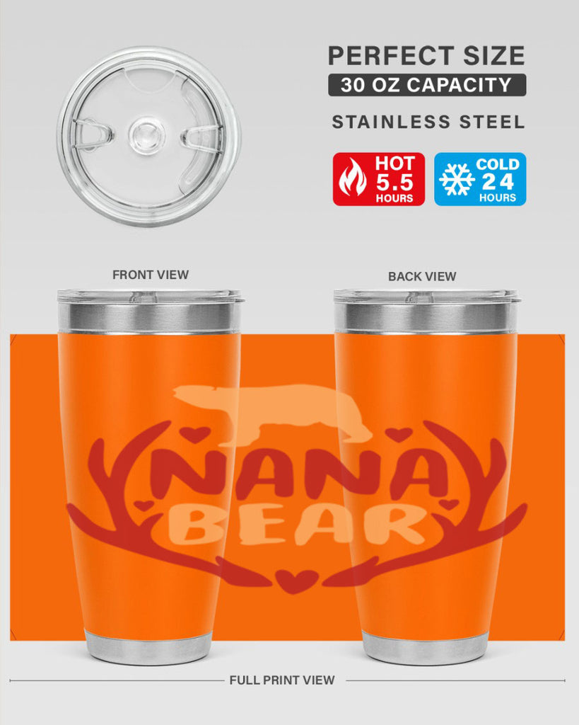 Nana bear 12#- grandma - nana- Tumbler