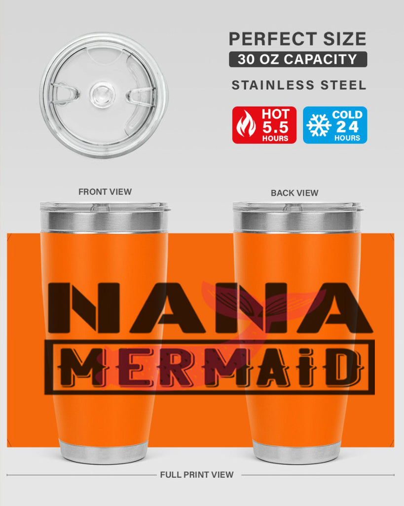 Nana mermaid 517#- mermaid- Tumbler