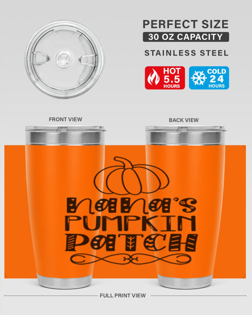 Nana s Pumpkin Patch 439#- fall- Tumbler