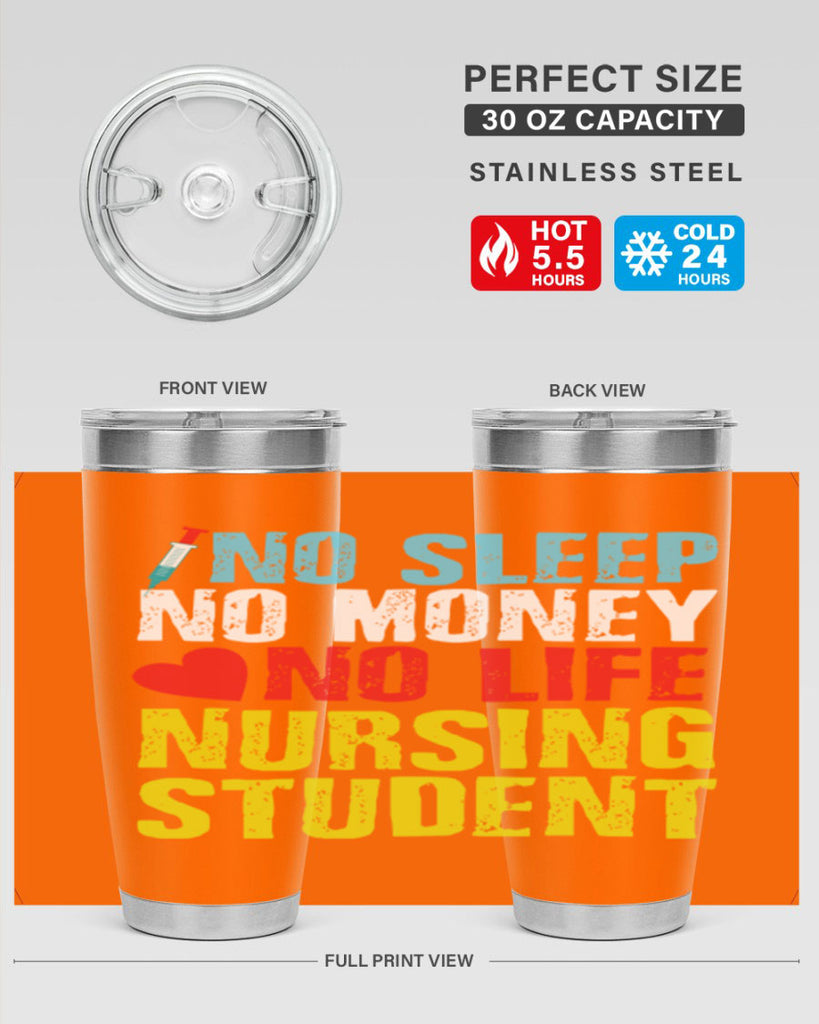No Sleep Style 290#- nurse- tumbler