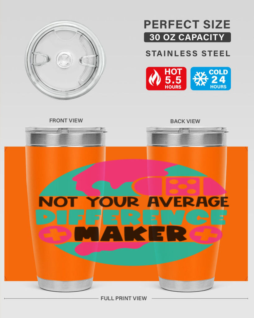 Not Your Averange Difference Maker Style Style 122#- nurse- tumbler