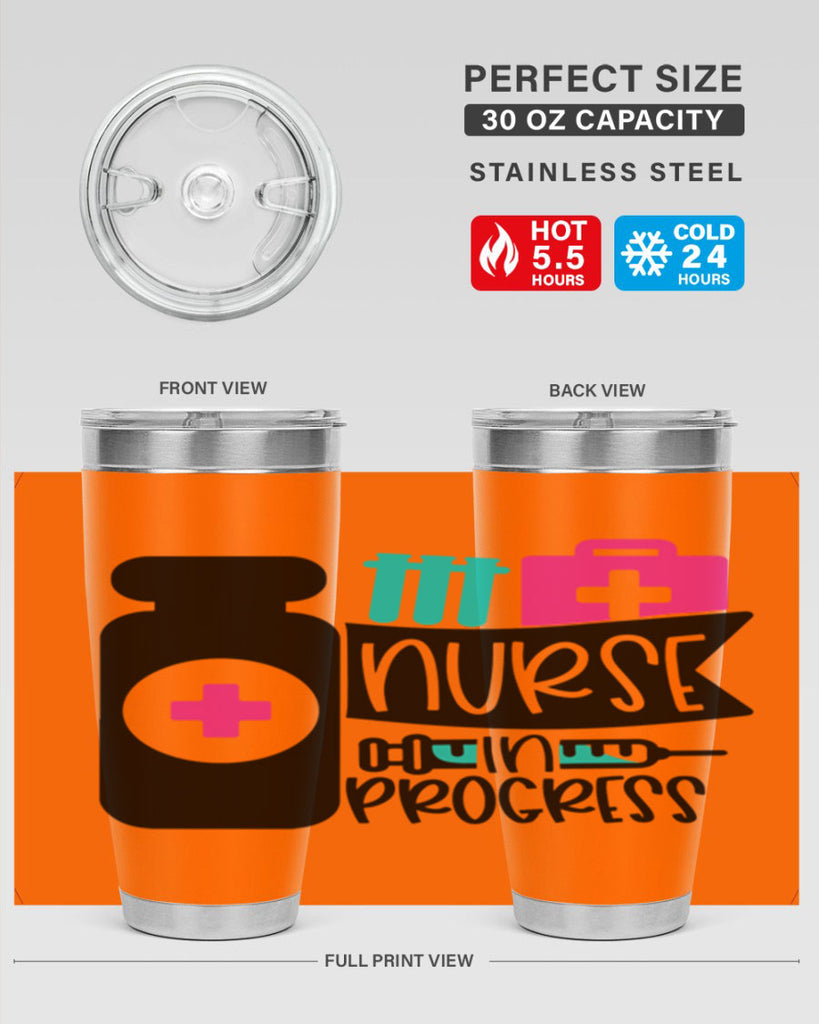 Nurse In Progress Style Style 111#- nurse- tumbler