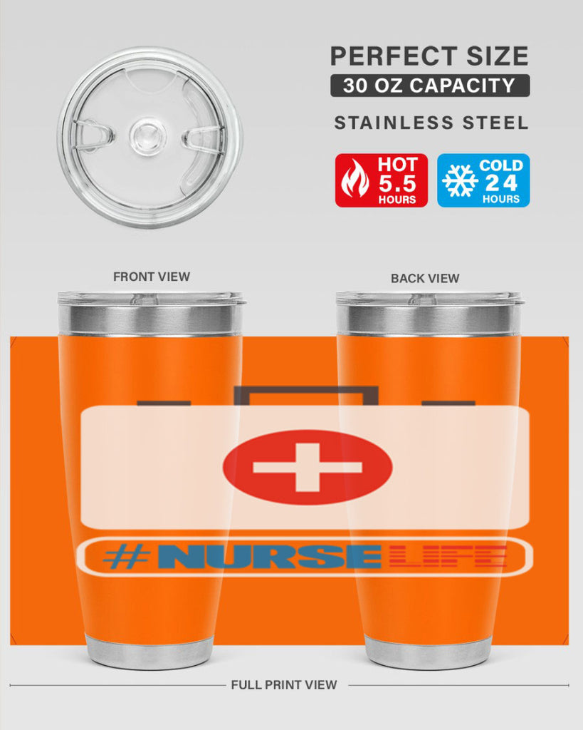 Nurse lifeTransperment png Style 405#- nurse- tumbler