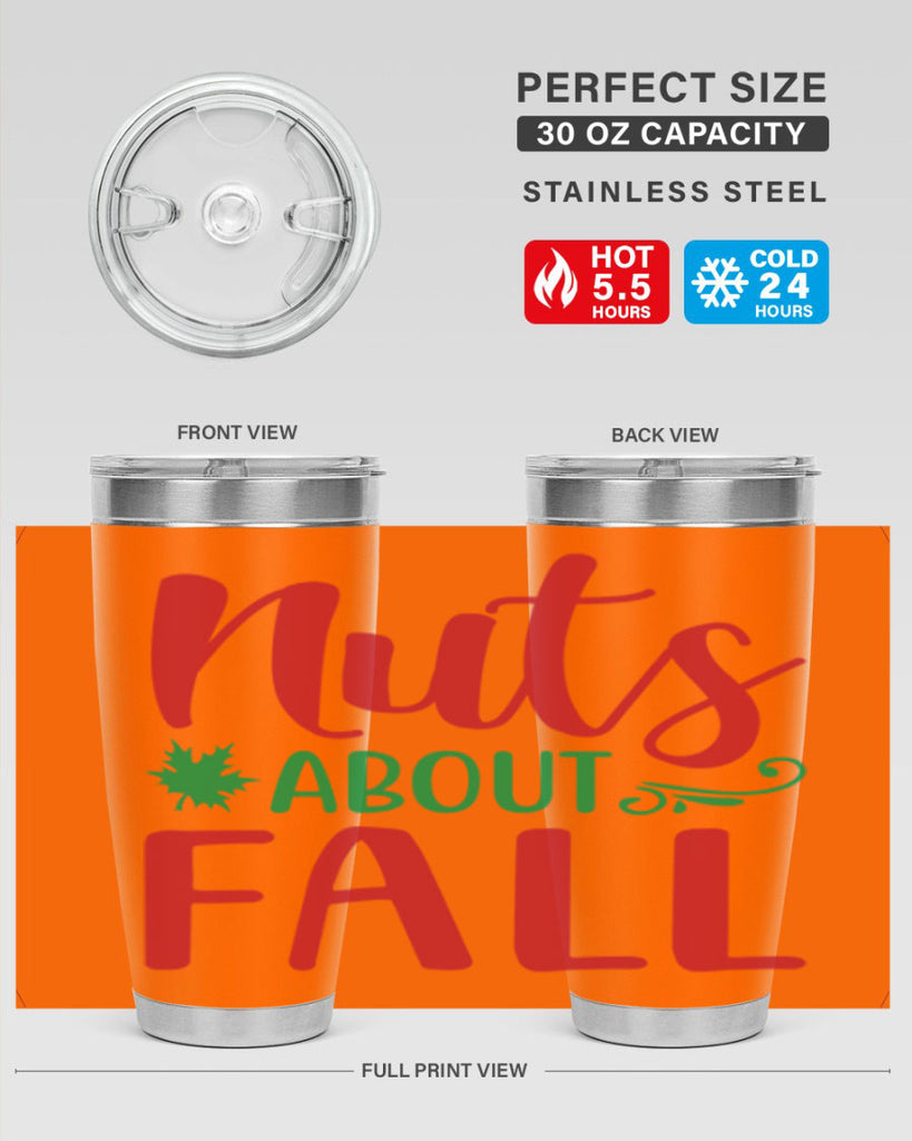 Nuts About Fall 443#- fall- Tumbler