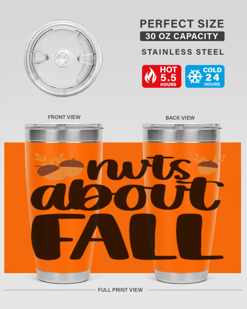 Nuts About Fall 503#- fall- Tumbler