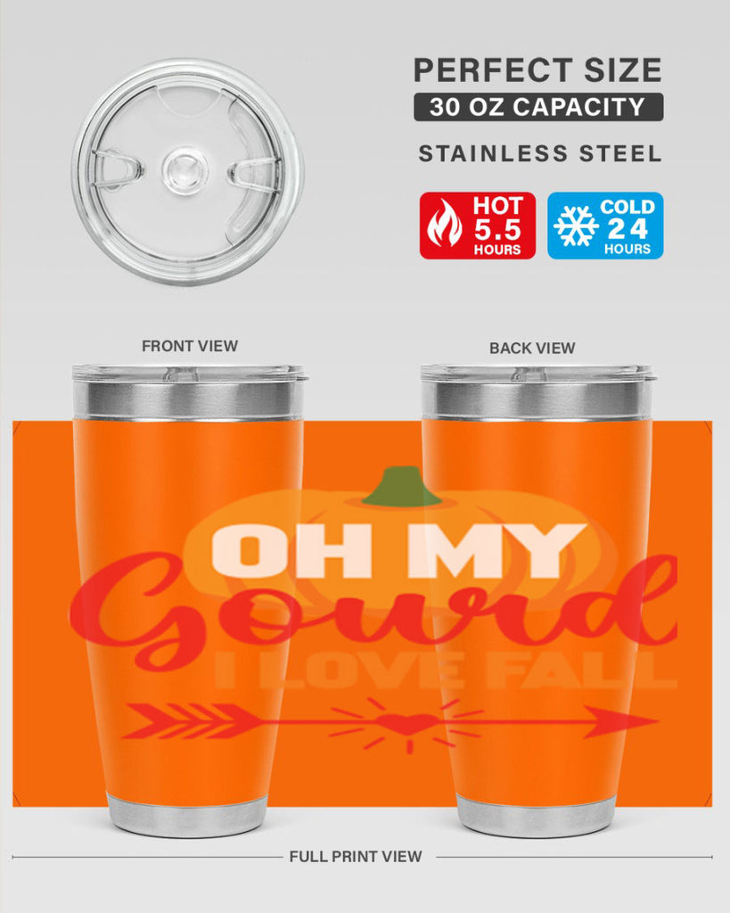 OhMyGourdILove 459#- fall- Tumbler