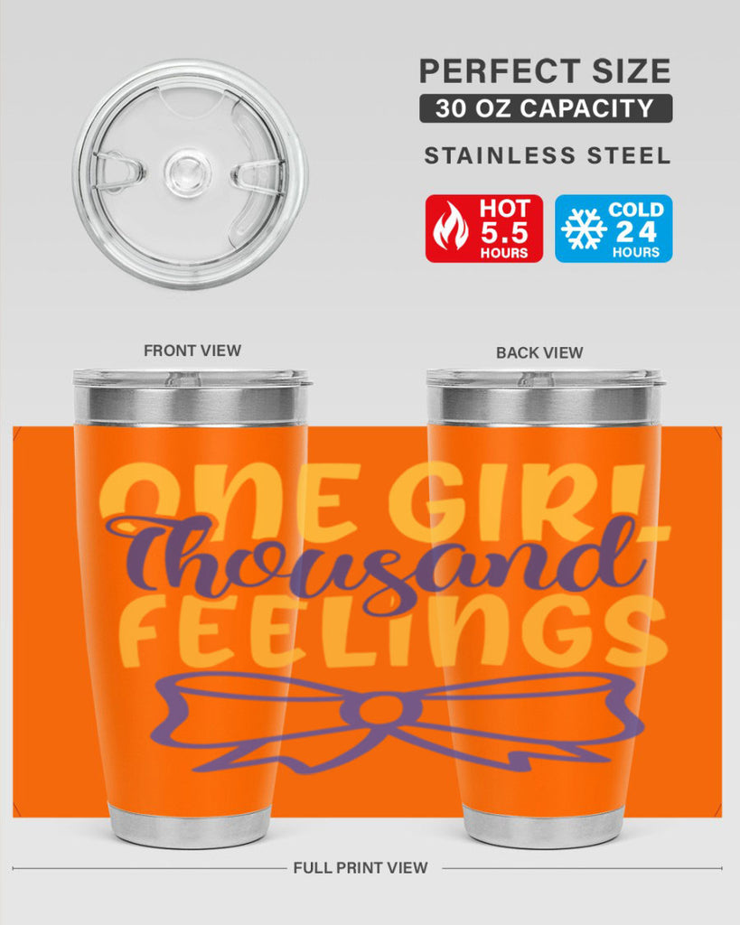 One Girl Thousand Feelings Style 208#- baby- tumbler