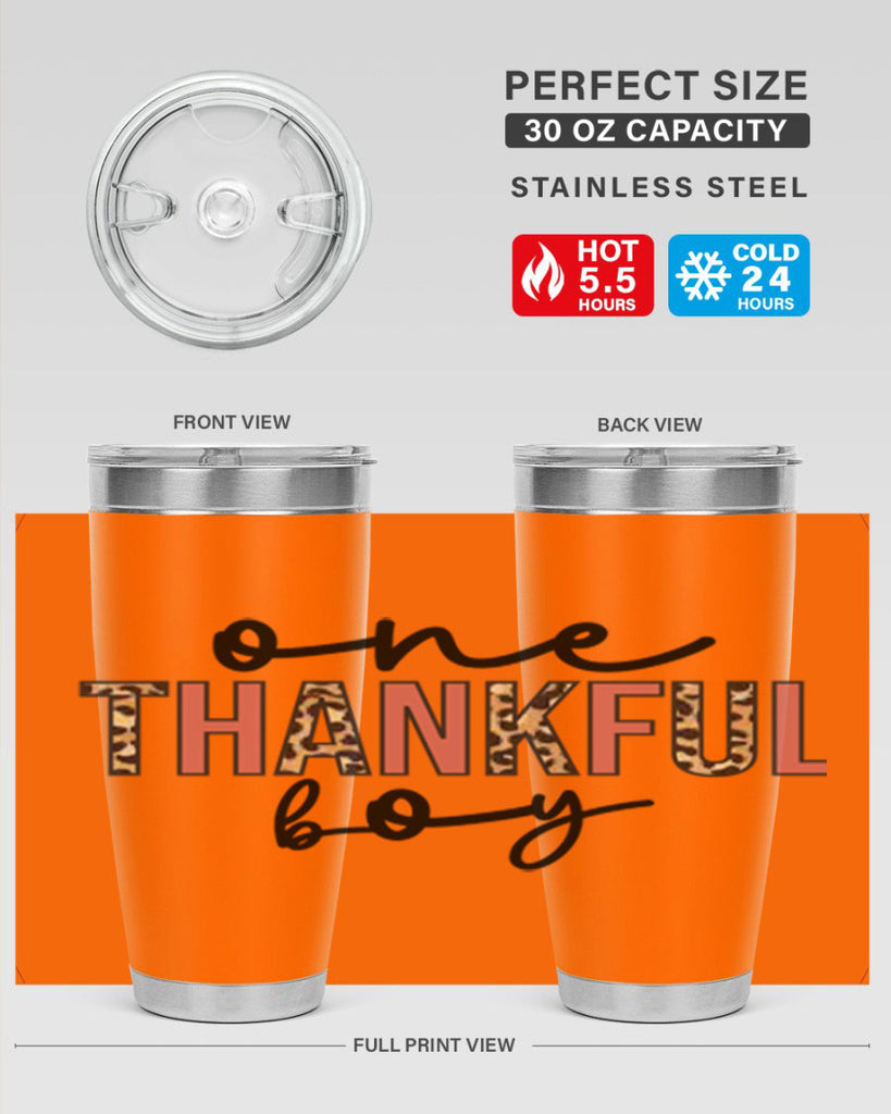 One thankful boy 462#- fall- Tumbler