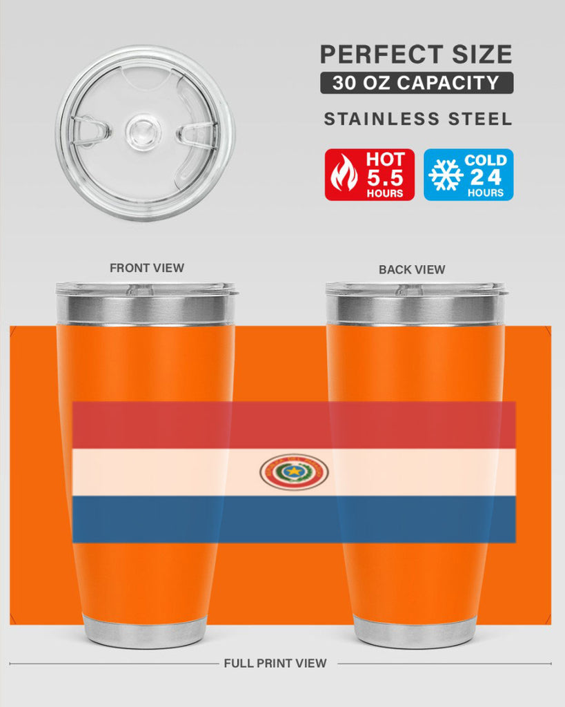 Paraguay 61#- world flags- Tumbler