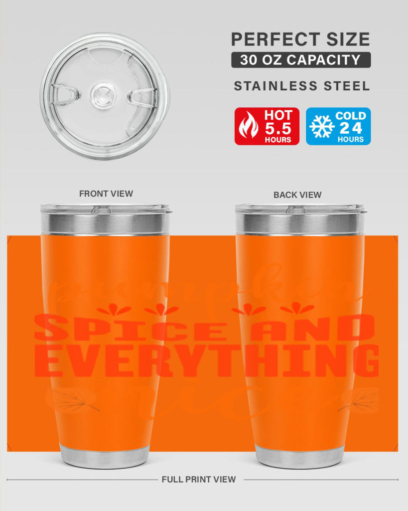 Pumpkin Spice And Everything Nice Design 535#- fall- Tumbler