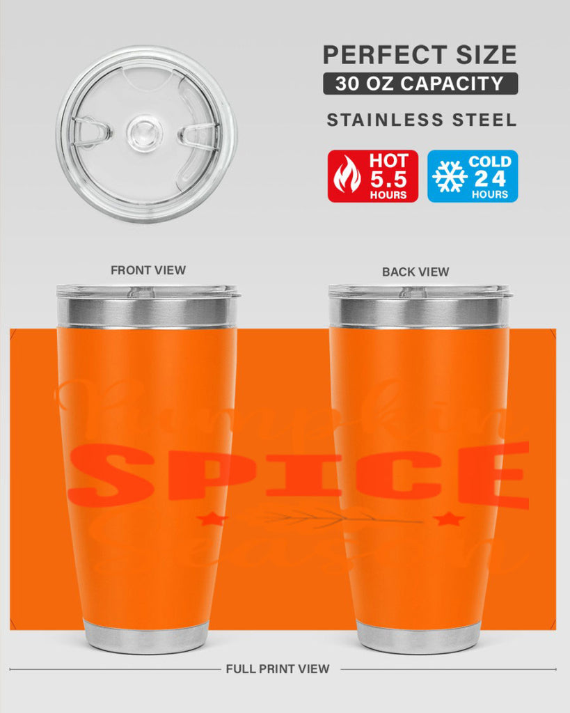 Pumpkin Spice Season Design 557#- fall- Tumbler