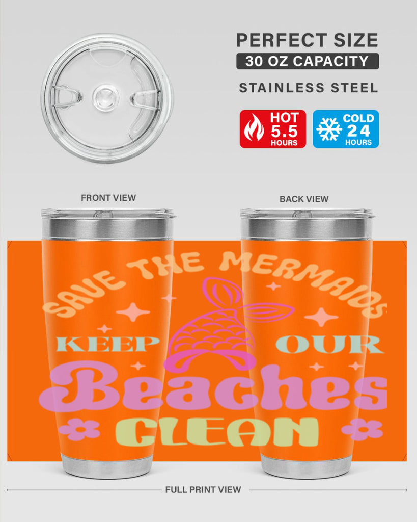 Save The Mermaids Keep Our 577#- mermaid- Tumbler