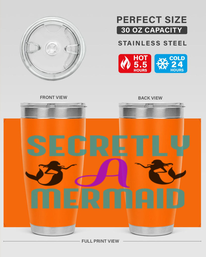 Secretly A Mermaid 578#- mermaid- Tumbler