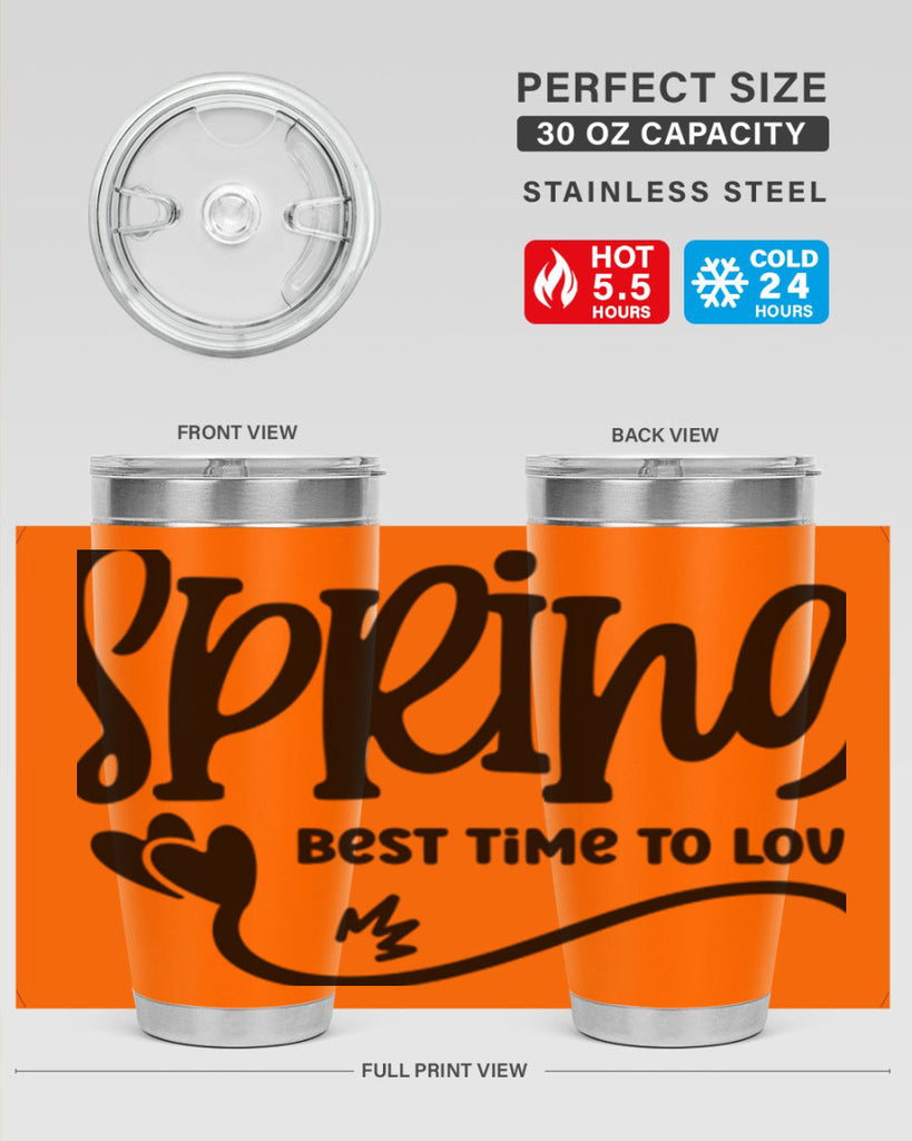 Spring Best Time to Love417#- spring- Tumbler