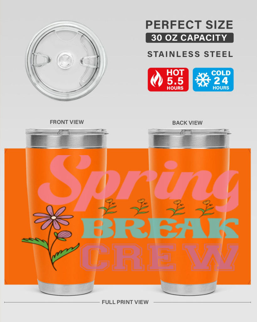 Spring Break Crew  484#- spring- Tumbler