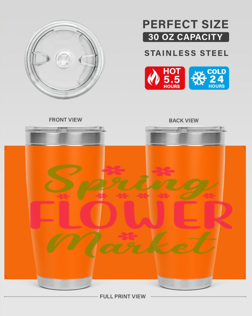 Spring Flower Market 423#- spring- Tumbler