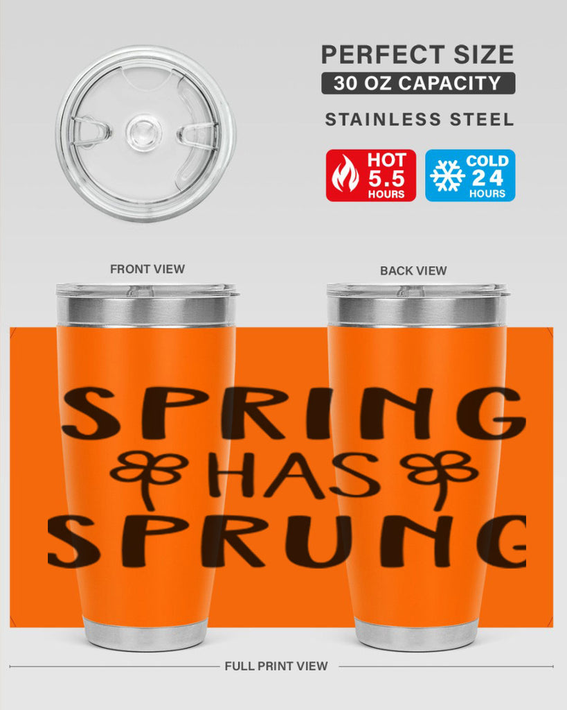 Spring has sprung design  490#- spring- Tumbler