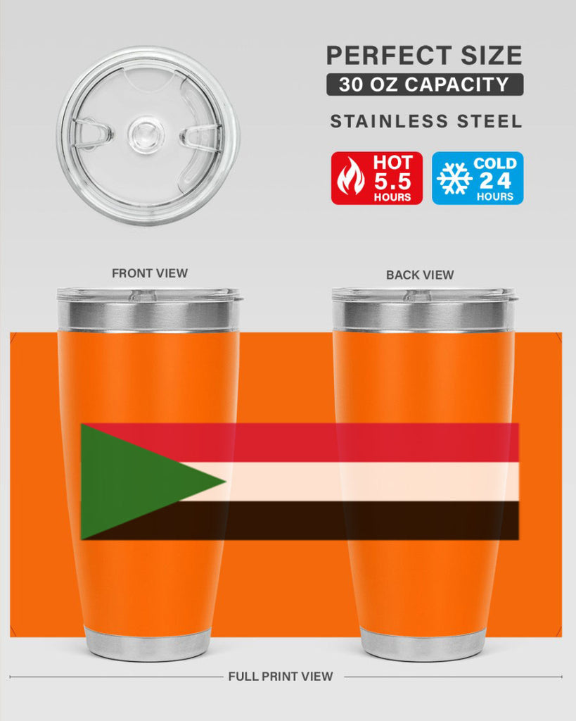 Sudan 31#- world flags- Tumbler