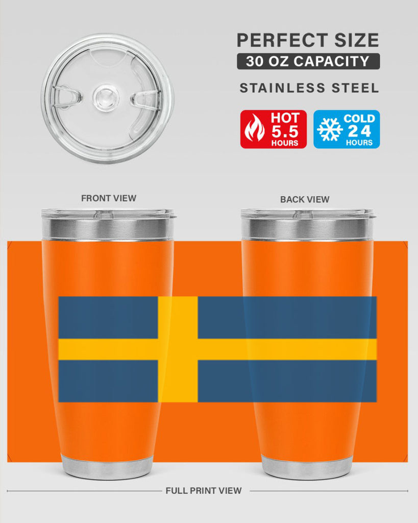 Sweden 29#- world flags- Tumbler