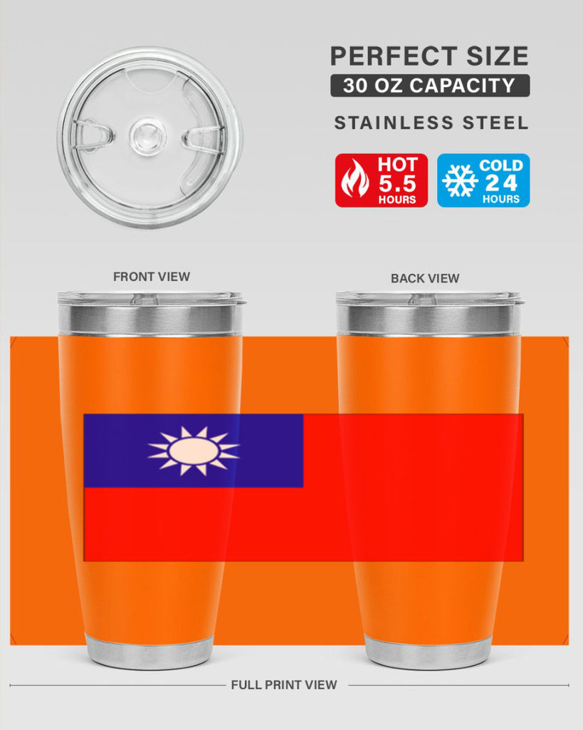 Taiwan 26#- world flags- Tumbler