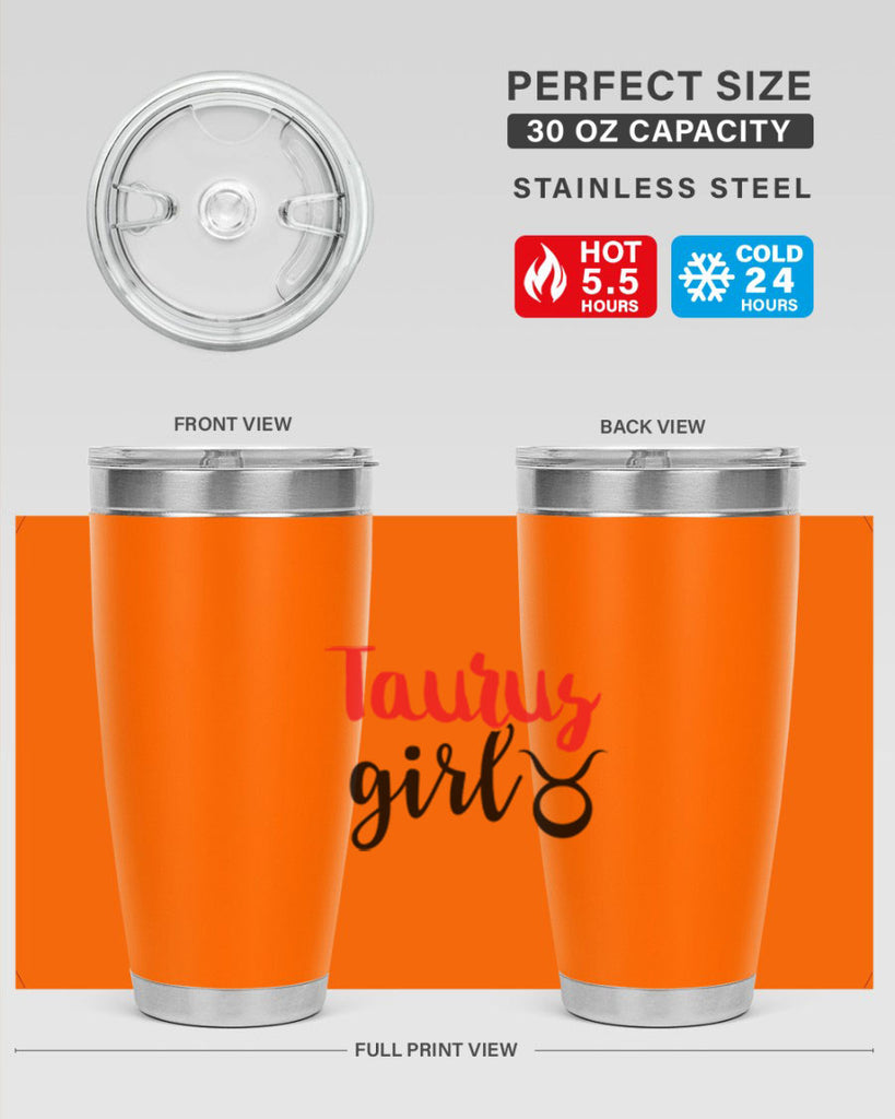 Taurus girl 489#- zodiac- Tumbler