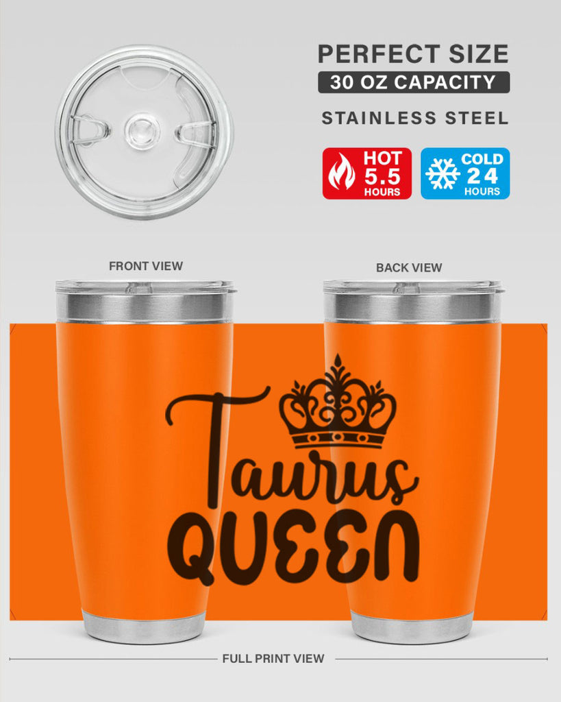 Taurus queen 504#- zodiac- Tumbler