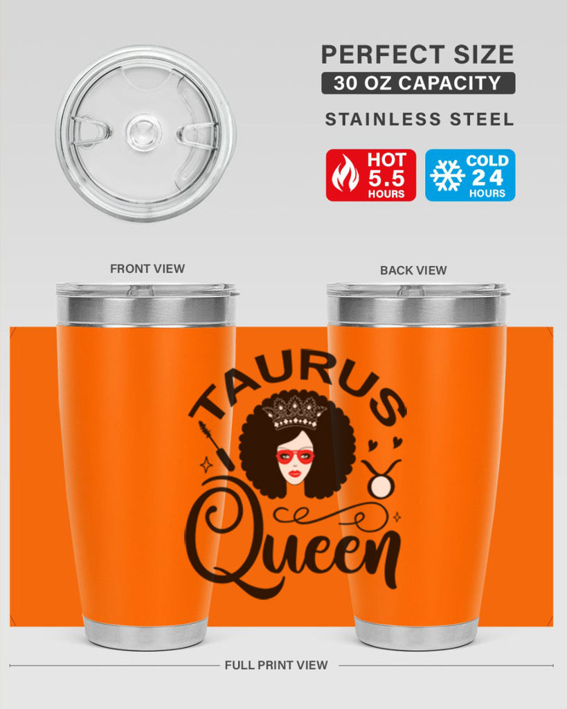 Taurus queen 505#- zodiac- Tumbler