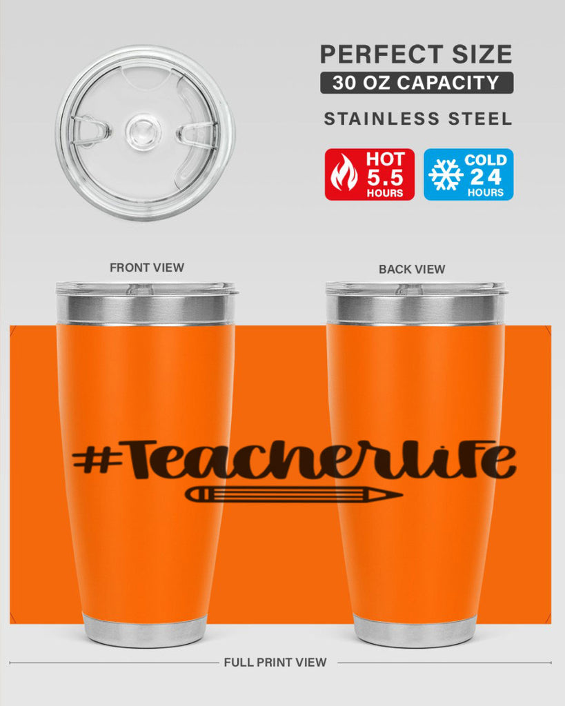 Teacher Life Style 50#- teacher- tumbler