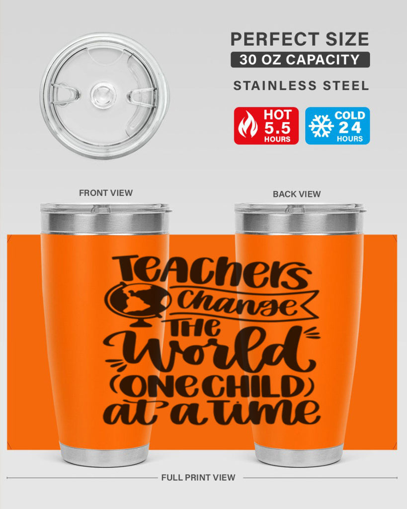 Teachers Change The Style 45#- teacher- tumbler