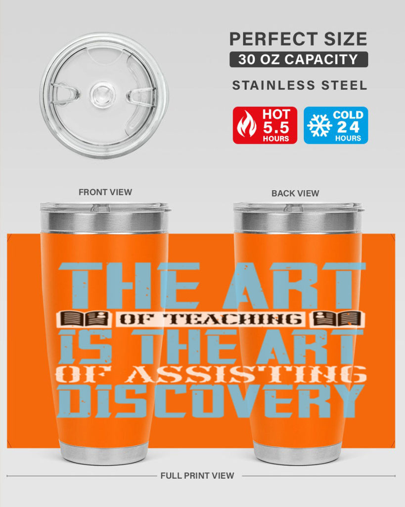 The art of teaching is the art of assisting discovery Style 15#- coaching- tumbler