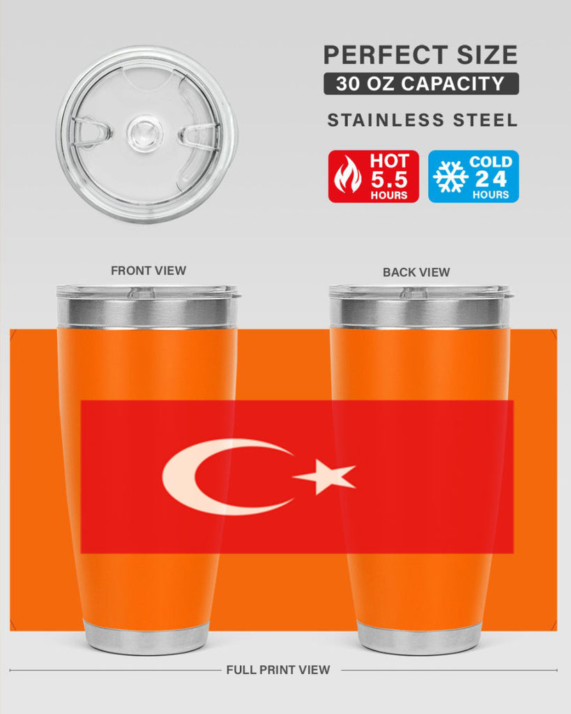 Turkey 17#- world flags- Tumbler