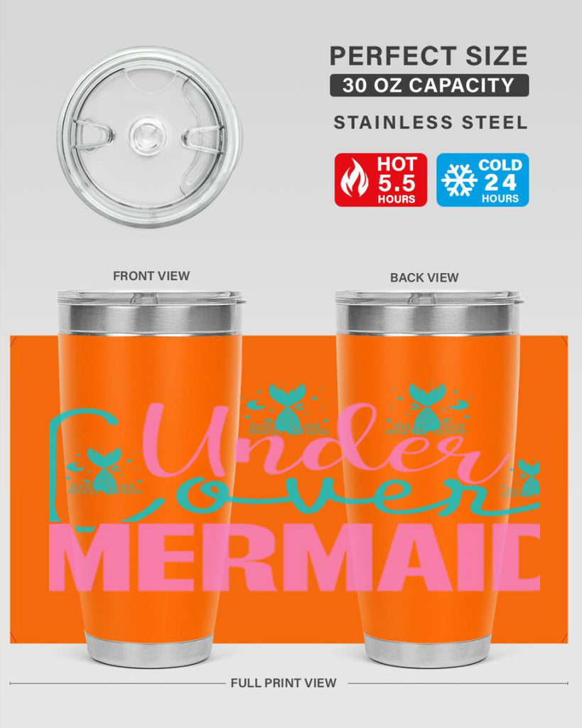 Under Cover Mermaid 643#- mermaid- Tumbler