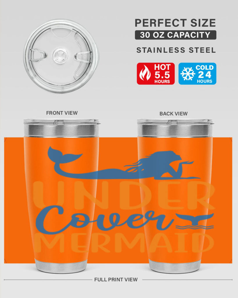 Under Cover Mermaid 644#- mermaid- Tumbler