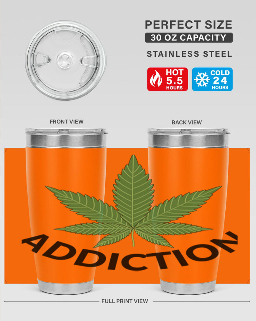 addiction cannabis 8#- marijuana- Tumbler