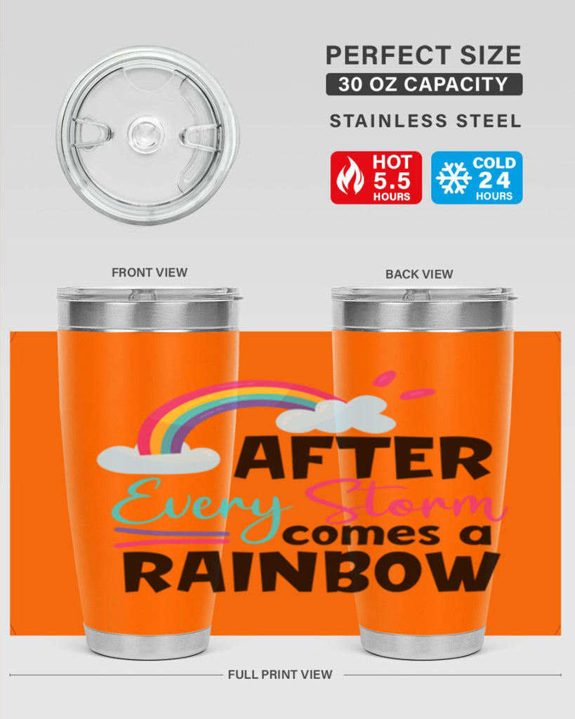 after every storm comes a rainbow Style 291#- baby- tumbler