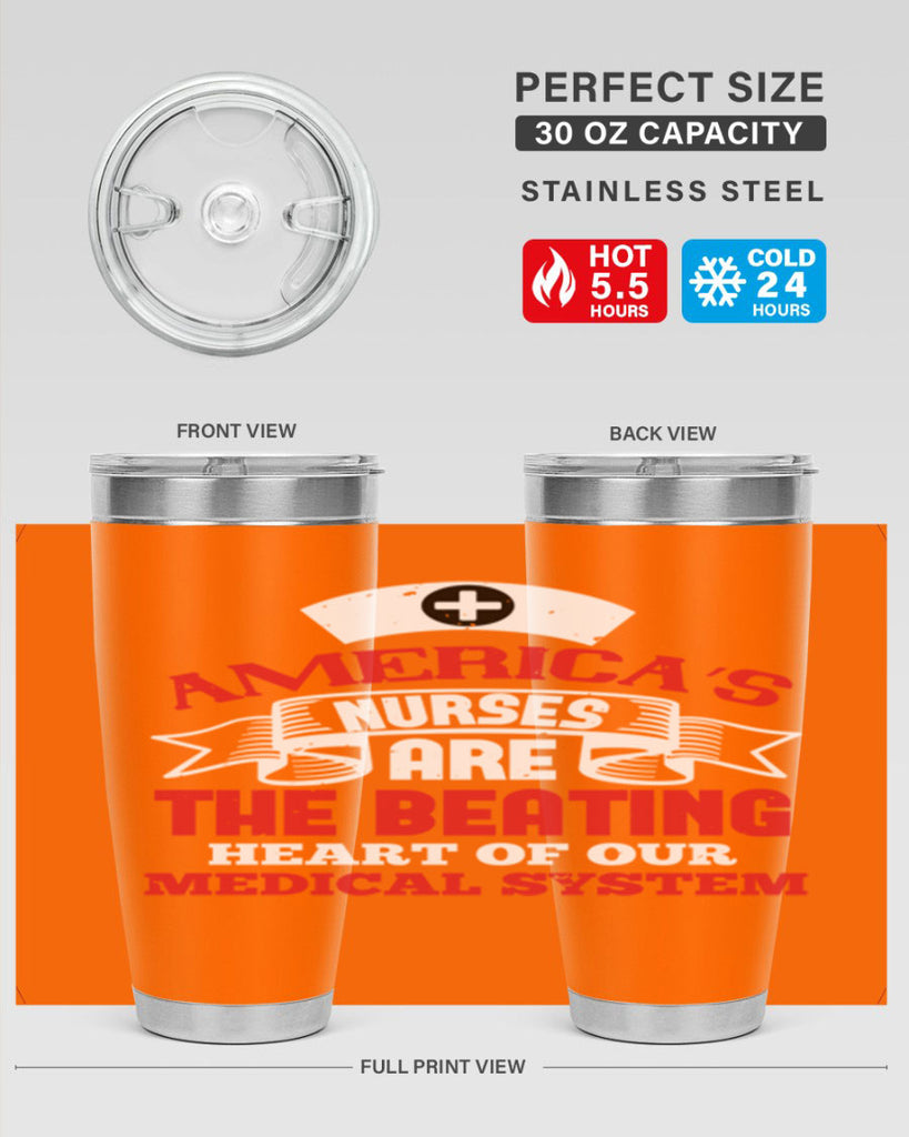 americas nurses are Style 295#- nurse- tumbler