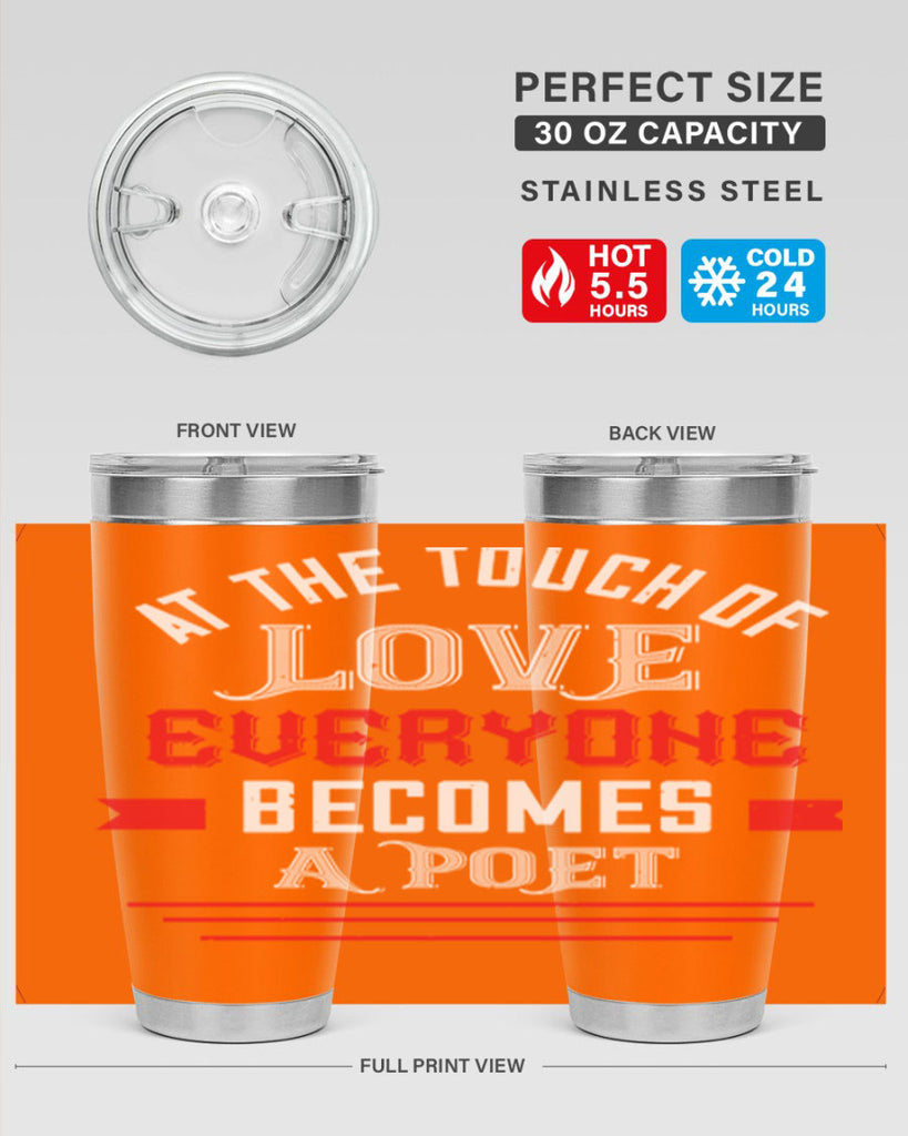 at the touch of love 69#- valentines day- Tumbler