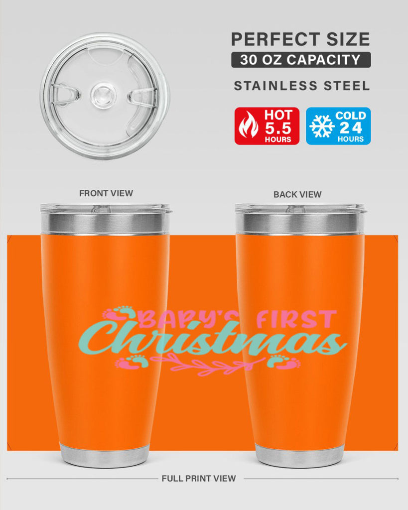 babys first christmas Style 287#- baby- tumbler