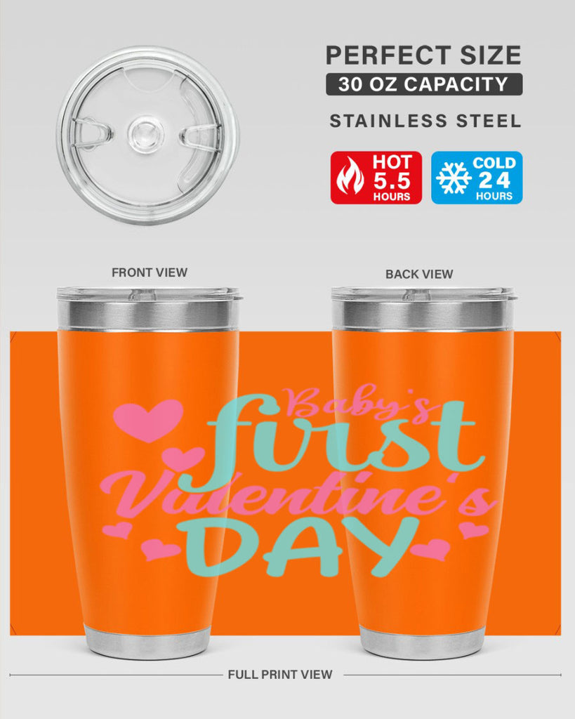 babys first valentines day Style 281#- baby- tumbler